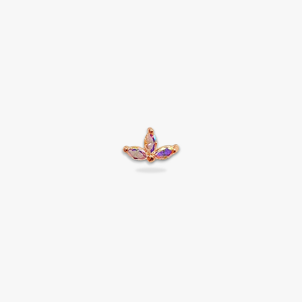 Triple Marquise Cartilage Piercing