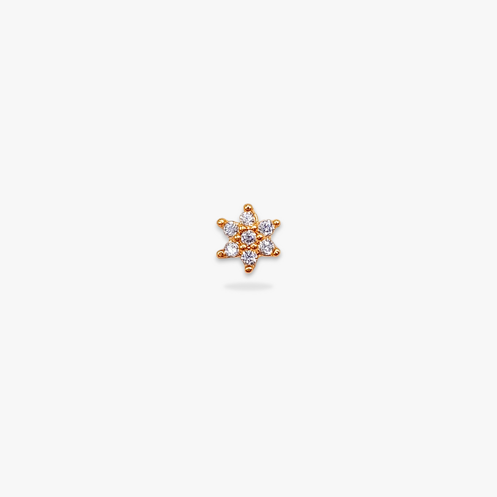 Delicate Daisy Cartilage Piercing