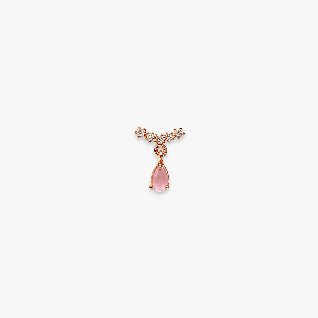Rose Drop Cartilage Piercing
