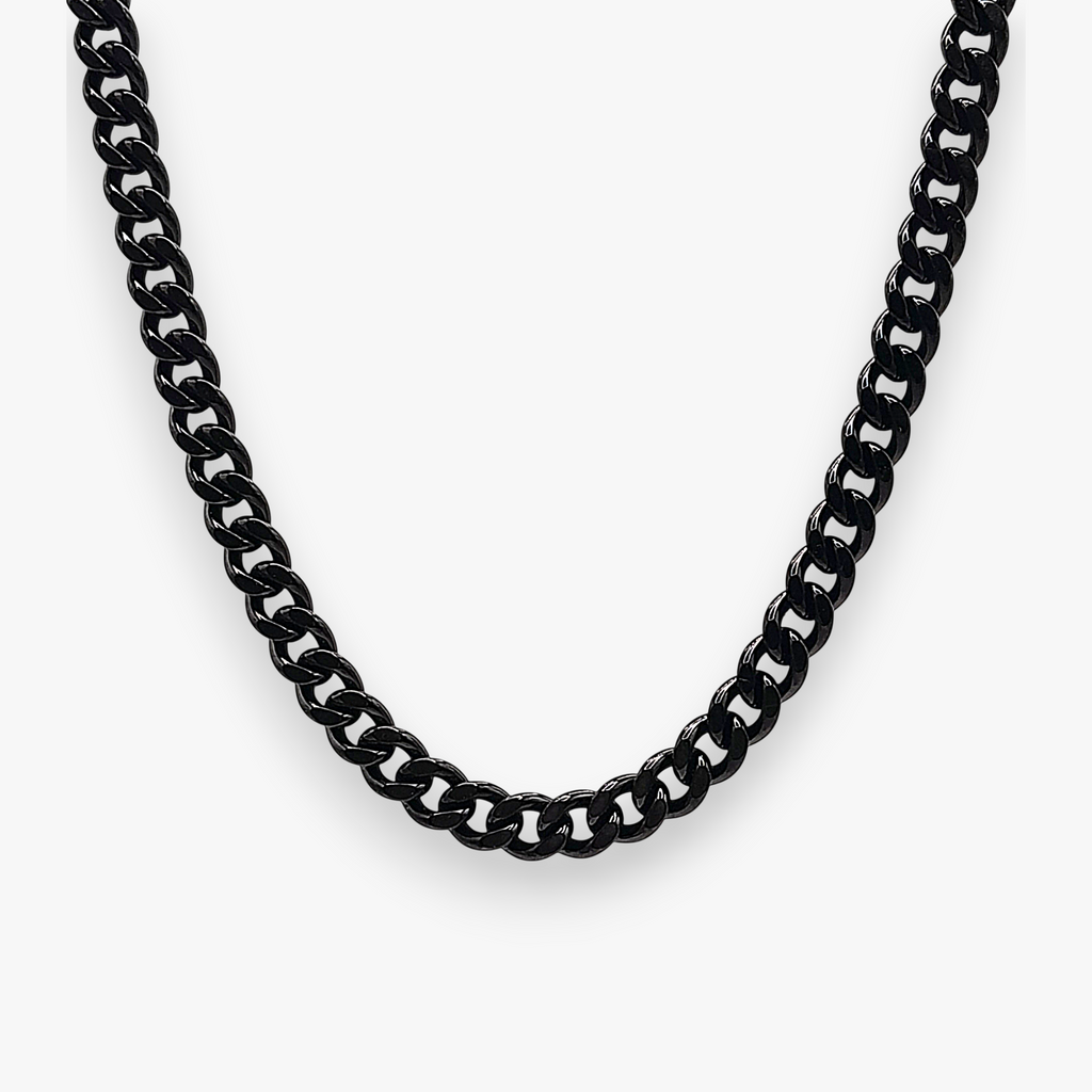 Black Cuban Link Necklace