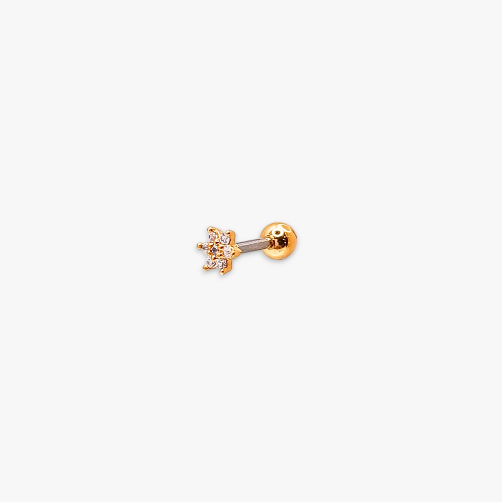 Delicate Daisy Cartilage Piercing