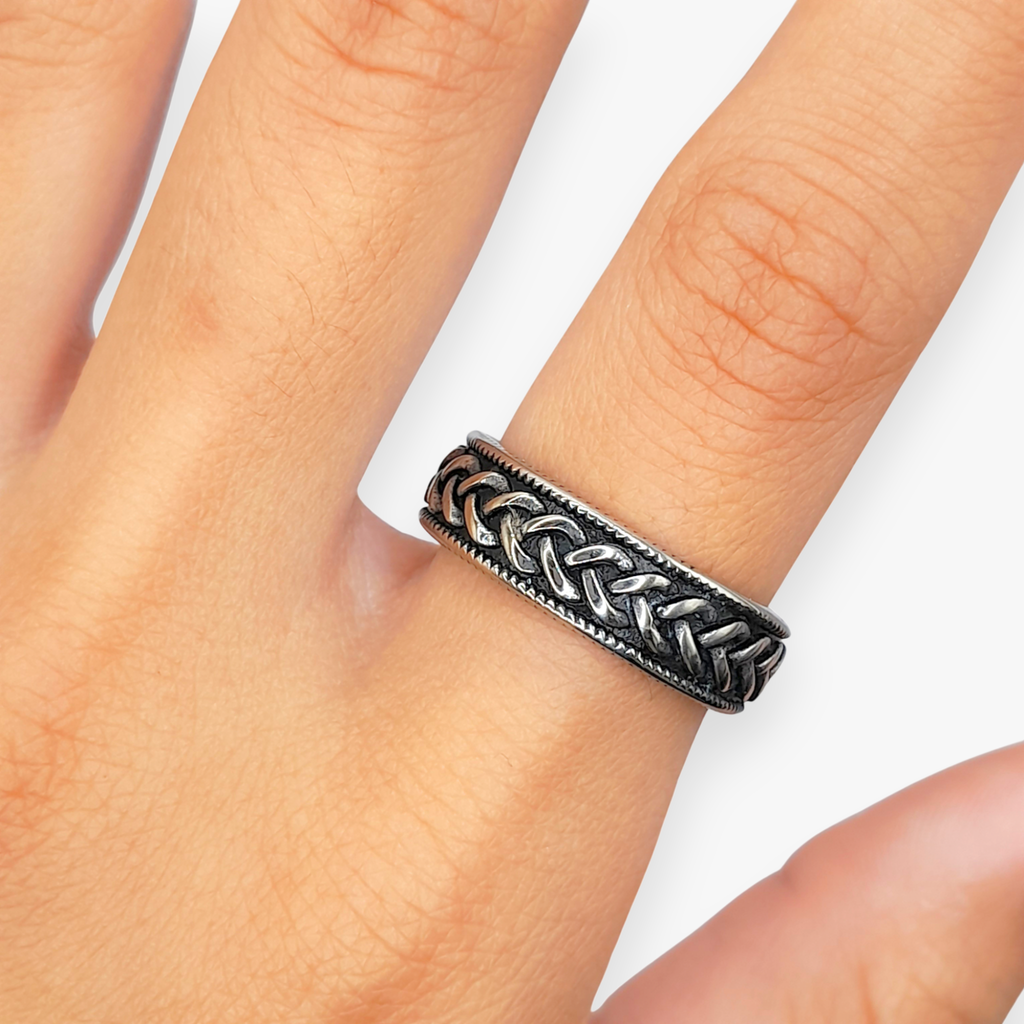 Weave Design Band Ring