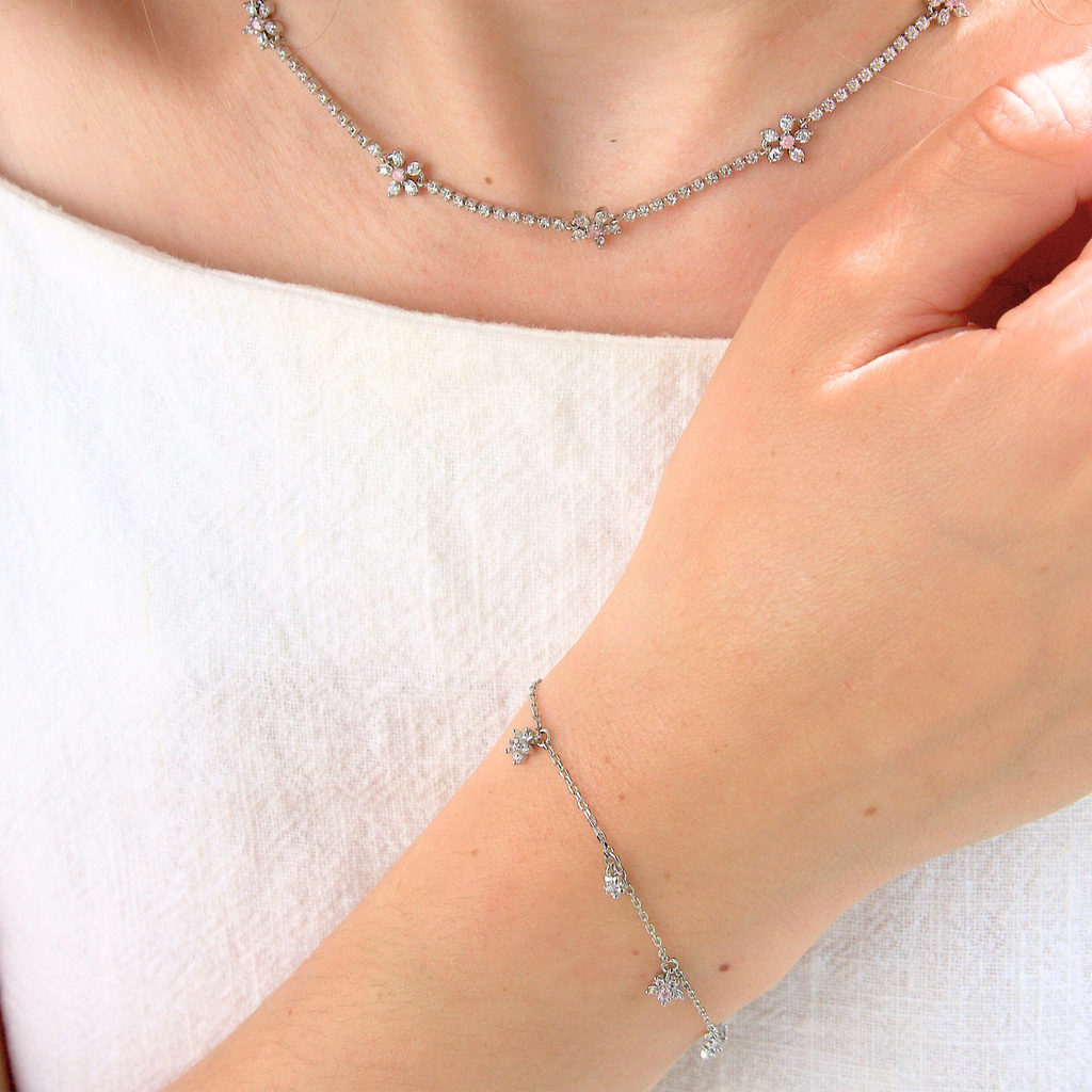Mystic Rose Daisy Bracelet