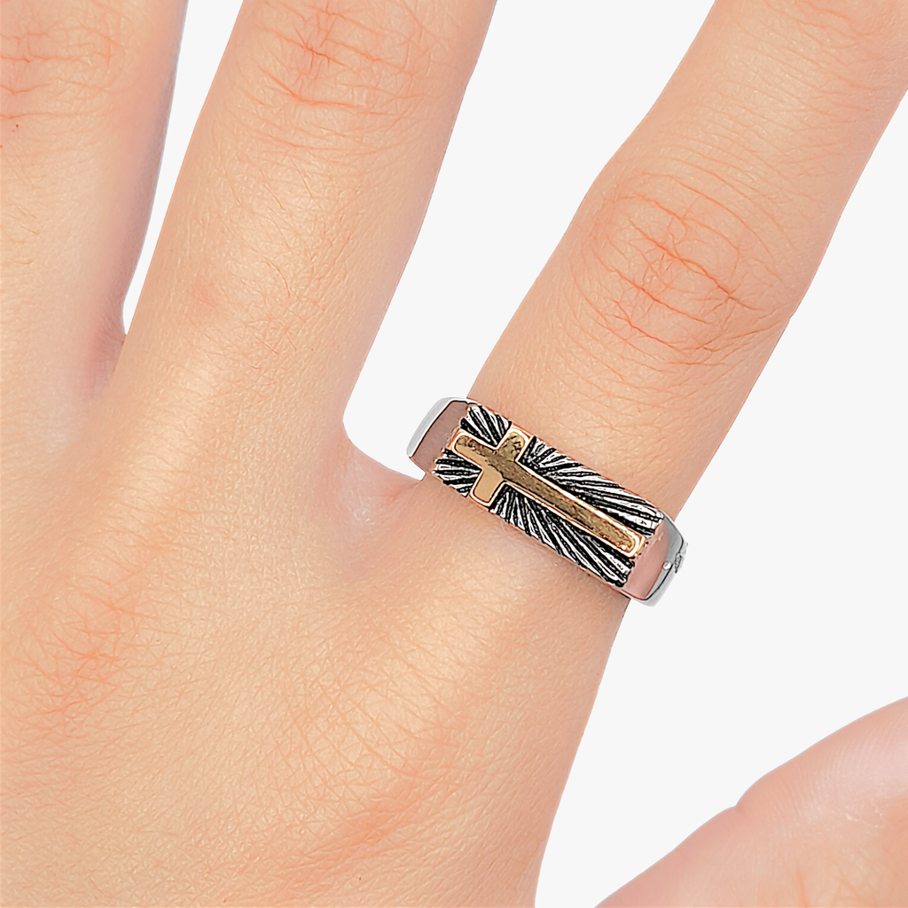 Cross Signet Ring