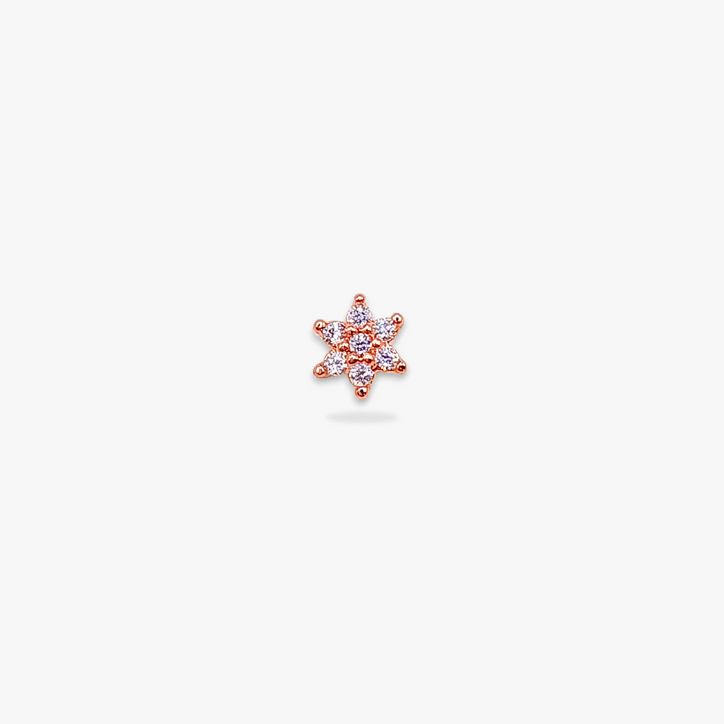 Delicate Daisy Cartilage Piercing