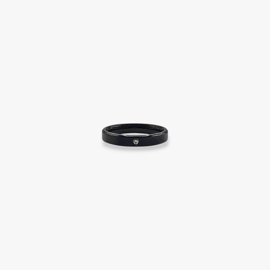 Single Stone Band Ring