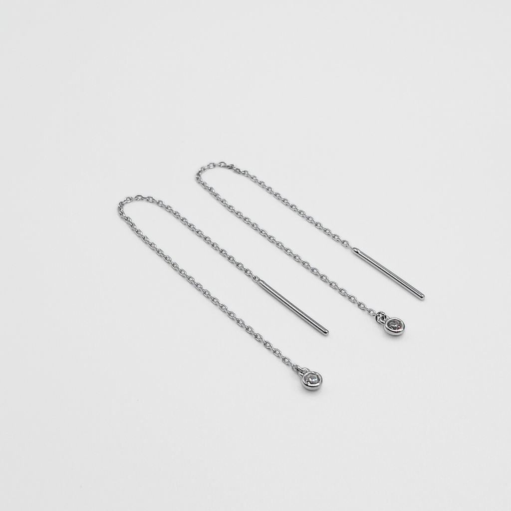 Petite Sparkler Thread Earrings