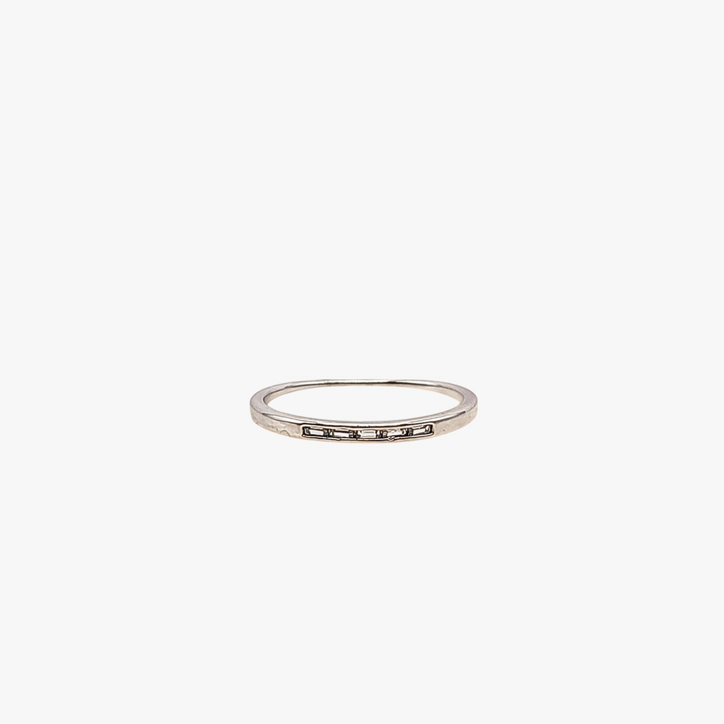 Crystal Line Ring
