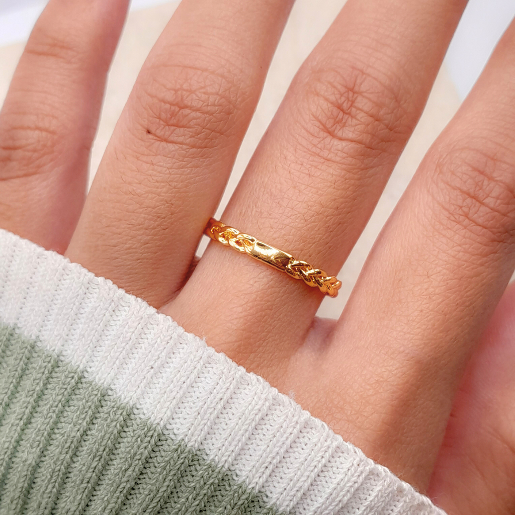 Loop Ring Gold Infinity Loop Ring | Gl'amour