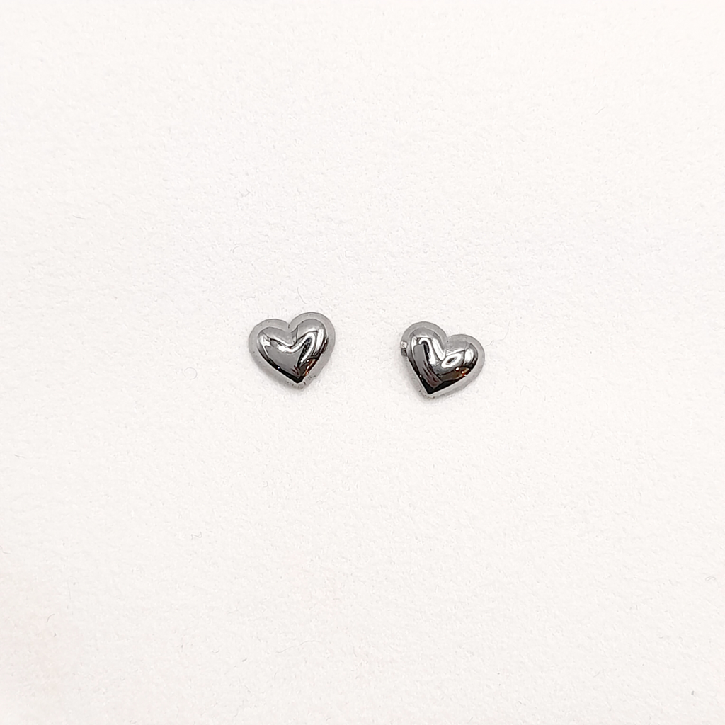 Solid Heart Studs