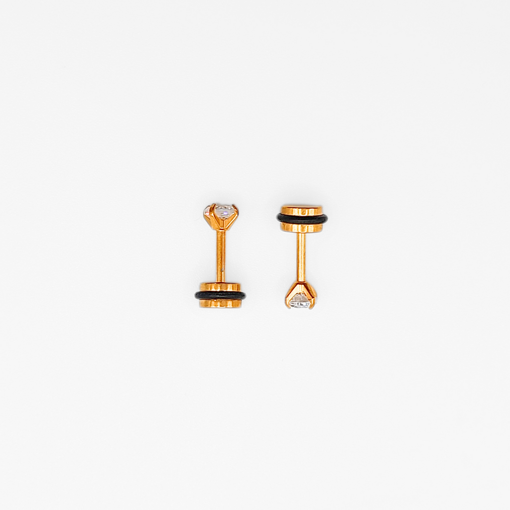 Cubic Zirconia Fake Plugs