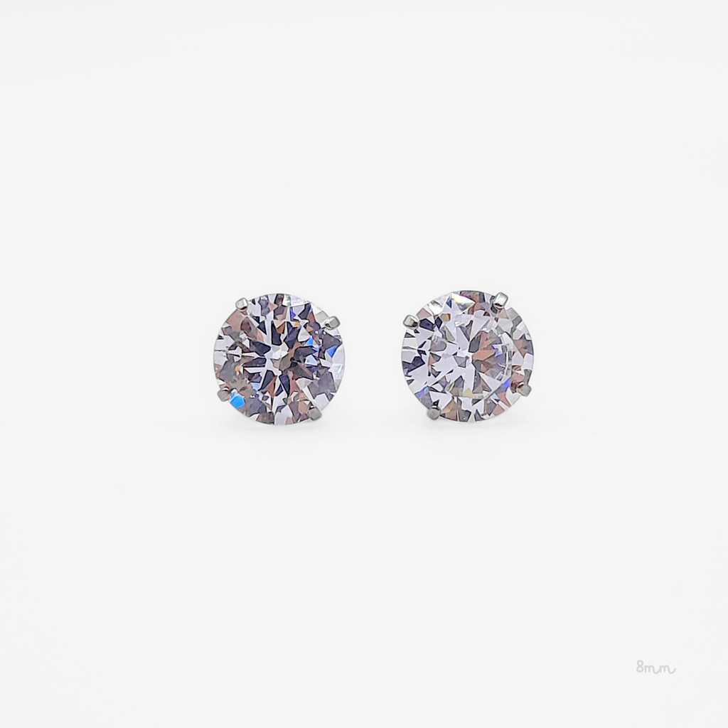Cubic Zirconia Fake Plugs