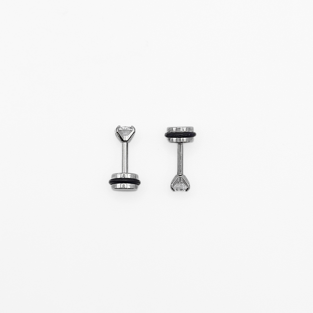 Cubic Zirconia Fake Plugs