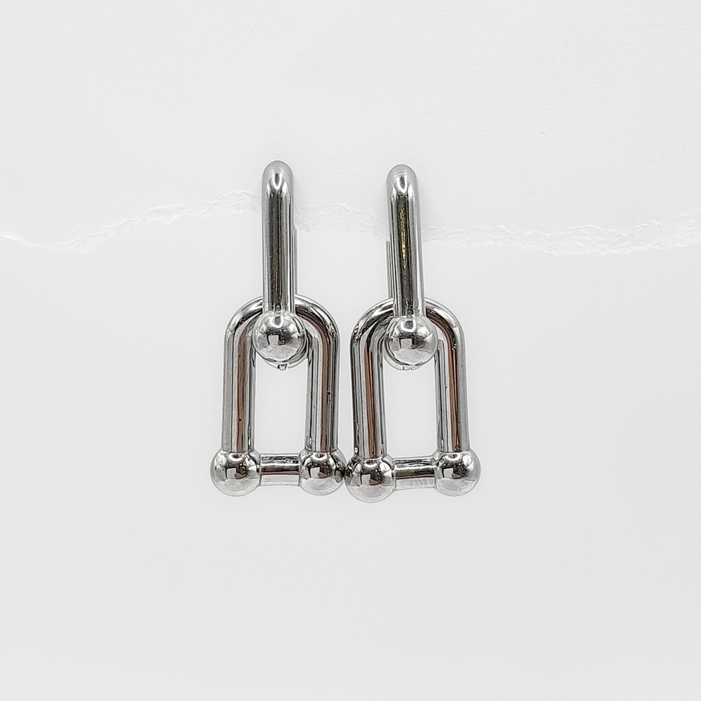 Hardware Chain Earrings