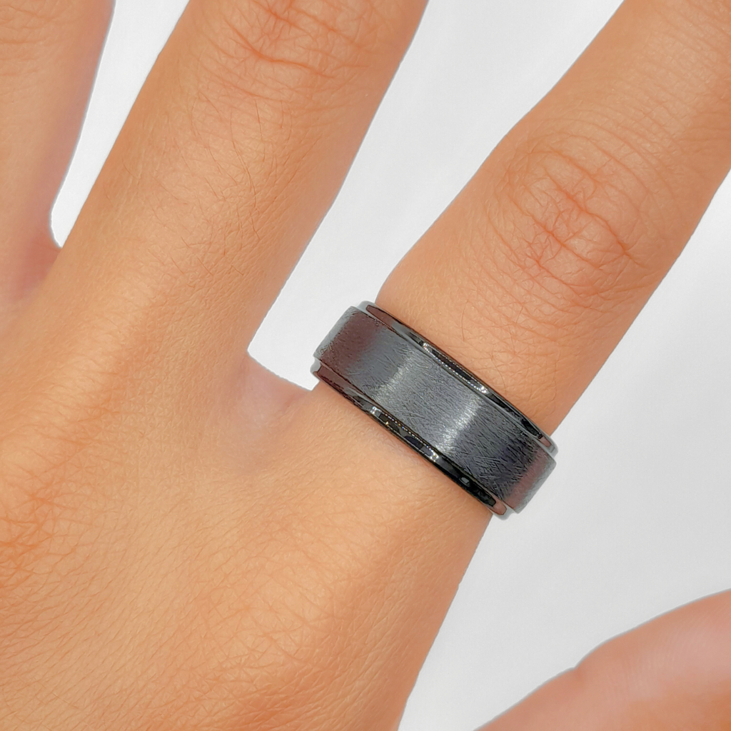 Bevelled Band (Tungsten)