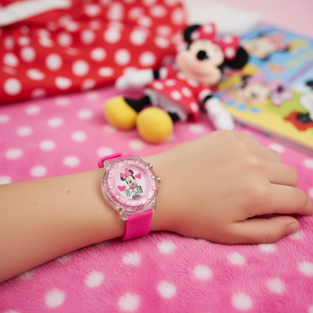 Light Up Minnie Mouse Watch