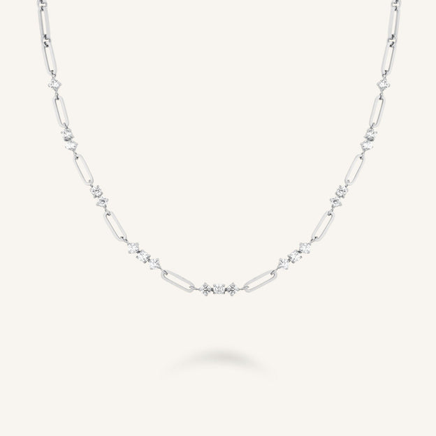 Rosefield - Graduated Crystal Necklace