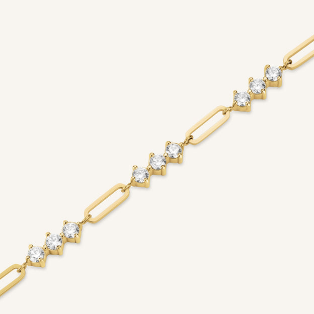 Rosefield - Graduated Crystal Necklace