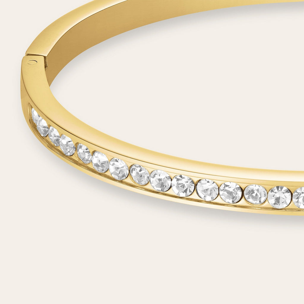 Rosefield - Channel Set Crystal Bangle