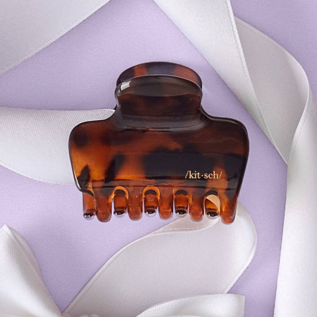 Holiday Recycled Plastic Claw Clip - Tort