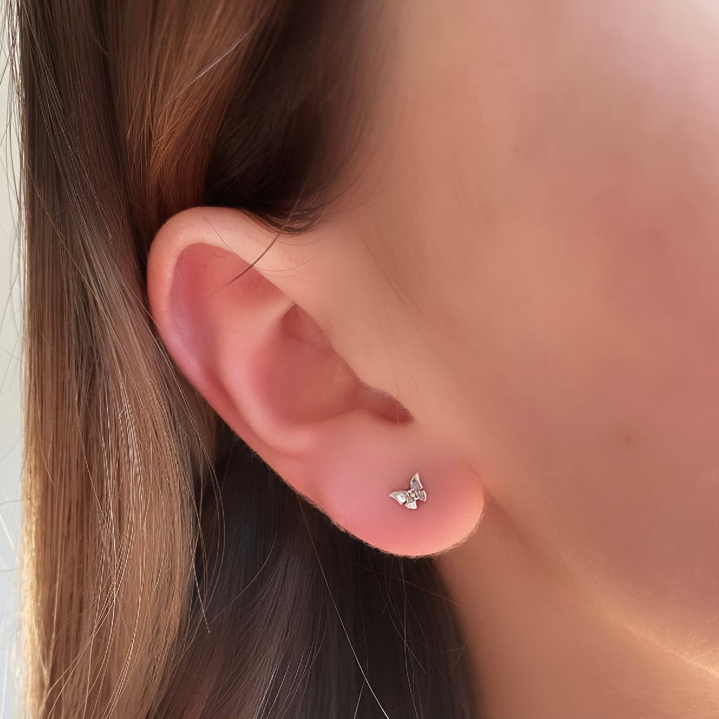 Petite Butterfly Studs